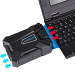 Đế tản nhiệt cho laptop chơi game Ice Troll III với quạt làm mát hút khí êm, quạt tản nhiệt turbo kèm cáp USB phù hợp