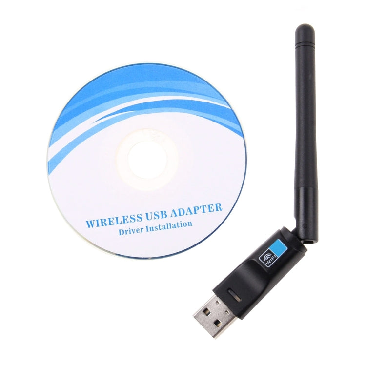 Bộ chuyển đổi không dây USB 2 trong 1 Bluetooth 4.0 + 150Mbps 2.4GHz với ăng-ten ngoài 2D1
