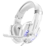 Tai nghe chụp tai chơi game KOTION EACH G9000 3.5mm với mic và đèn LED cho Laptop / Máy tính bảng / Điện thoại di động, chiều dài cáp: khoảng 2.2m, G9000
