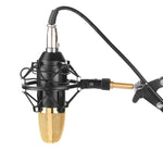 Micro thu âm tụ điện chuyên nghiệp FIFINE F-700 với giá đỡ chống rung cho phòng thu, phát thanh và phát sóng trực tiếp, cổng tai nghe 3,5mm, chiều dài cáp: 2,5m