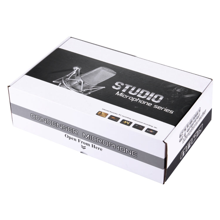 Micro thu âm tụ điện chuyên nghiệp FIFINE F-700 với giá đỡ chống rung cho phòng thu, phát thanh và phát sóng trực tiếp, cổng tai nghe 3,5mm, chiều dài cáp: 2,5m