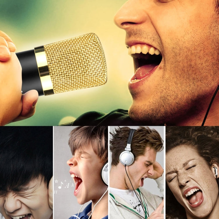 Micro thu âm tụ điện chuyên nghiệp FIFINE F-700 với giá đỡ chống rung cho phòng thu, phát thanh và phát sóng trực tiếp, cổng tai nghe 3,5mm, chiều dài cáp: 2,5m