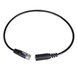 Cáp chuyển đổi jack 3.5mm sang RJ9 tai nghe PC / điện thoại sang điện thoại văn phòng, chiều dài 32cm