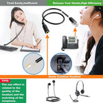 Cáp chuyển đổi jack 3.5mm sang RJ9 tai nghe PC / điện thoại sang điện thoại văn phòng, chiều dài 32cm