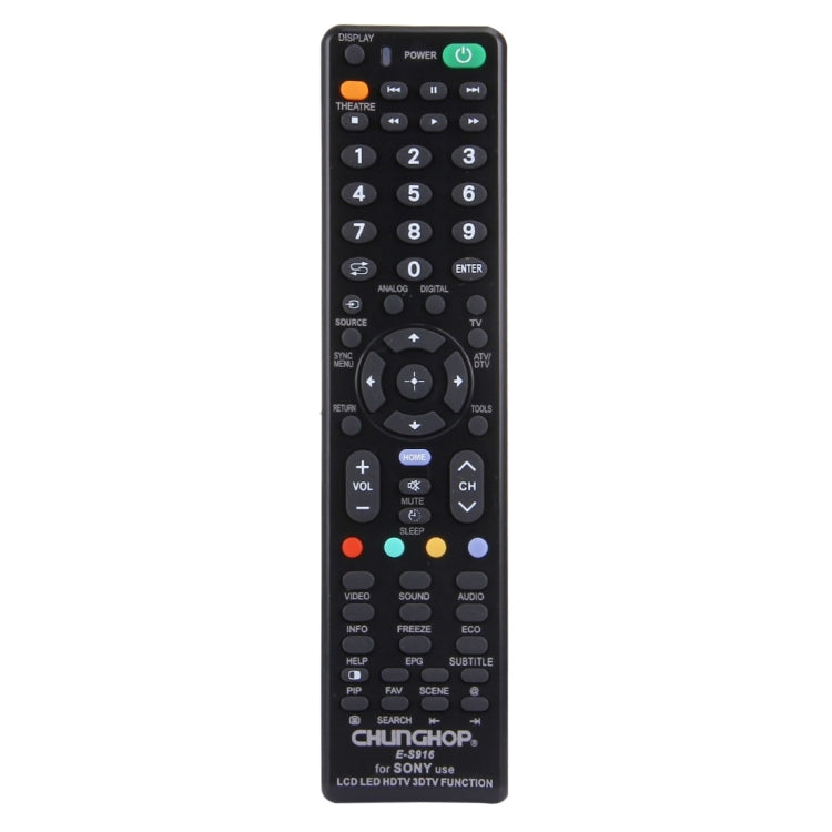 Điều Khiển Từ Xa Đa Năng CHUNGHOP E-S916 Cho TV SONY LED LCD HDTV 3DTV, Dùng Cho TV SONY