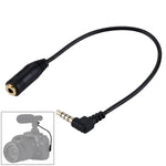 Cáp nối dài micro tai nghe 3.5mm dài 20cm, Đầu 3.5mm đực sang cái (Đen)