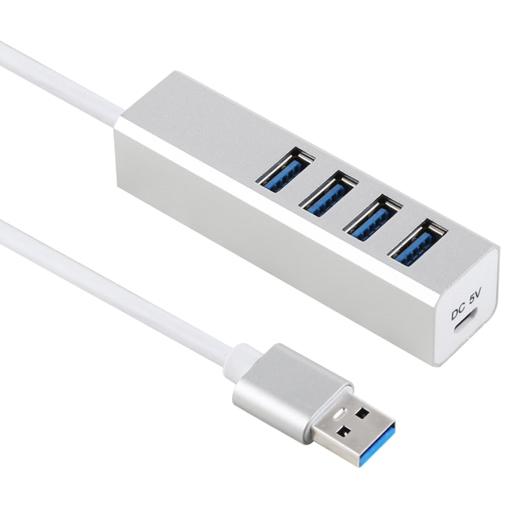 Hub USB 3.0 4 cổng tự cấp nguồn / cấp nguồn qua bus tốc độ siêu nhanh 5Gbps, USB