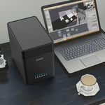 Vỏ ổ cứng USB 3.0 loại từ tính ORICO DS500U3 3.5 inch 5 khoang có đèn LED xanh, USB 3.0