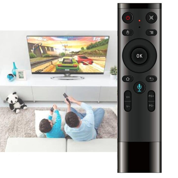 Điều khiển chuột bay phiên bản giọng nói đa năng Q5 2.4G RF 3D cảm giác thời trang