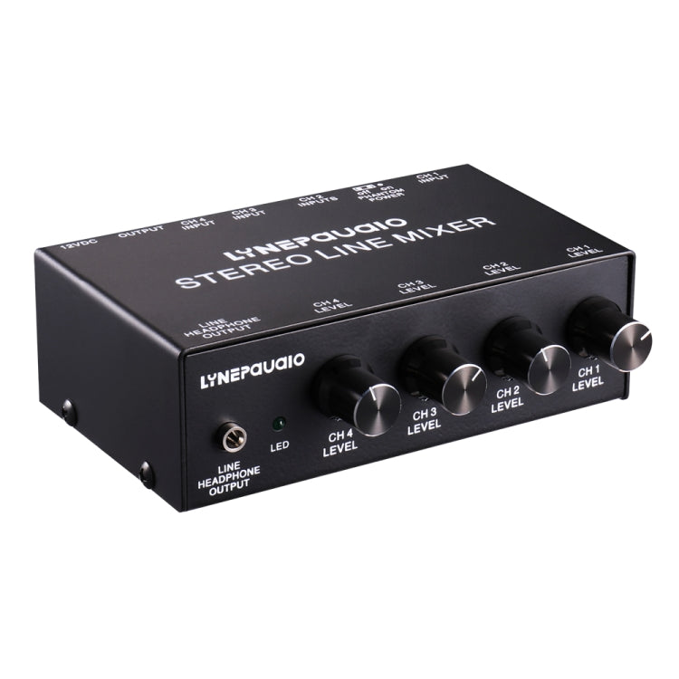 LINEPAUDIO B895 Bộ trộn micro stereo năm kênh với giám sát tai nghe