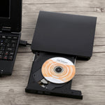 Ổ đĩa DVD-Rw/DVD/CD ghi lại di động USB 3.0 bật lên, kết cấu chải, thiết bị ODD & HDD bên ngoài, DVD kết cấu chải (B)