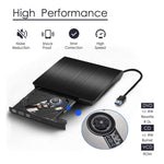 Ổ đĩa DVD-Rw/DVD/CD ghi lại di động USB 3.0 bật lên, kết cấu chải, thiết bị ODD & HDD bên ngoài, DVD kết cấu chải (B)