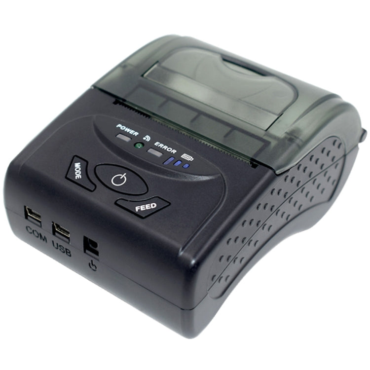 Máy in vé nhiệt di động POS-5807 cổng USB Bluetooth, kích thước giấy nhiệt tối đa hỗ trợ: 57x50mm