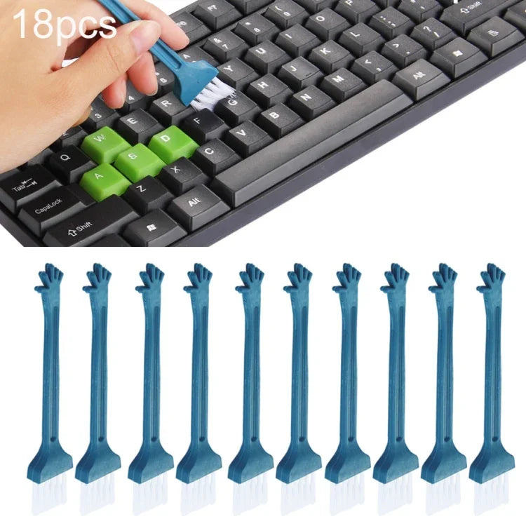 Bộ 18 cây cọ mini đa năng làm sạch rãnh bàn phím và bụi bẩn trên cửa sổ bàn phím