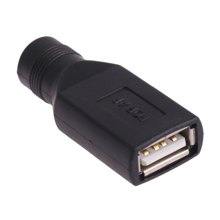Đầu nối chuyển đổi USB cái sang phích cắm 5.5 x 2.1mm cái