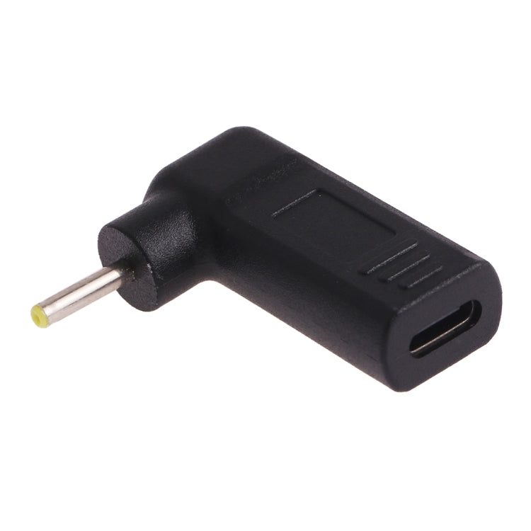 Đầu nối chuyển đổi phích cắm 2.5 x 0.7mm sang USB-C / Type-C cái góc vuông