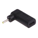 Đầu nối chuyển đổi phích cắm 2.5 x 0.7mm sang USB-C / Type-C cái góc vuông