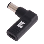 Cổng chuyển đổi USB-C / Type-C cái sang cắm góc 7.4 x 5.0mm đực cho laptop HP, Cắm góc 7.4 x 5.0mm (HP)