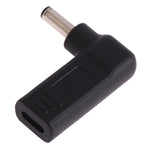 Bộ Chuyển Đổi Đầu Cắm Góc USB-C / Type-C Cái Sang Đầu Đực 4.5 x 3.0mm, Góc 4.5 x 3.0mm Màu Đen, Góc 4.5 x 3.0mm Màu Xanh Dương