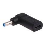 Bộ Chuyển Đổi Đầu Cắm Góc USB-C / Type-C Cái Sang Đầu Đực 4.5 x 3.0mm, Góc 4.5 x 3.0mm Màu Đen, Góc 4.5 x 3.0mm Màu Xanh Dương