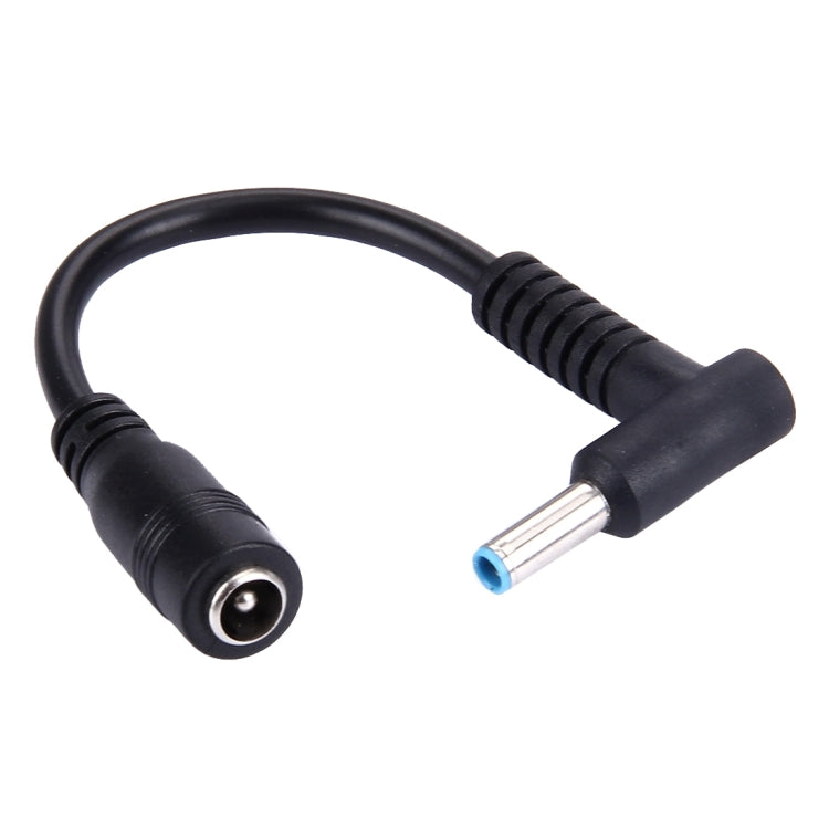 Cáp chuyển đổi nguồn giao diện cắm cong 4.5 x 3.0mm đực sang 5.5 x 2.1mm cái cho laptop, dài 10cm, cắm cong 4.5 x 3.0mm đực