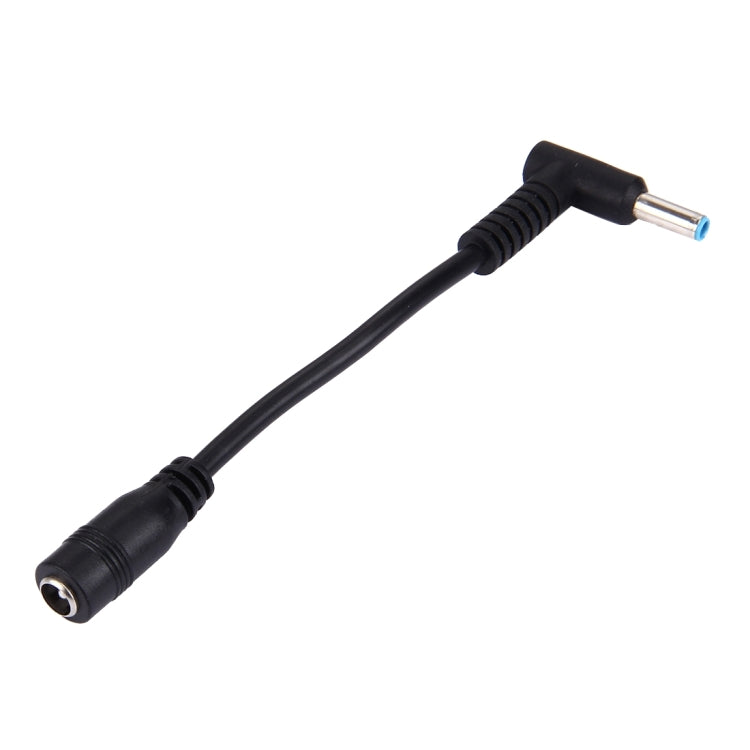 Cáp chuyển đổi nguồn giao diện cắm cong 4.5 x 3.0mm đực sang 5.5 x 2.1mm cái cho laptop, dài 10cm, cắm cong 4.5 x 3.0mm đực