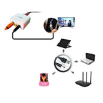 Dây cáp nguồn USB sang DC 5.5mm dạng lò xo dài 1.5m, AM sang DC 5.5mm, dài 1.5m