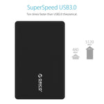 Hộp ổ cứng ngoài USB3.0 ORICO 2588US3 cho ổ cứng SATA 2.5 inch HDD / SSD dày 9.5mm laptop PC