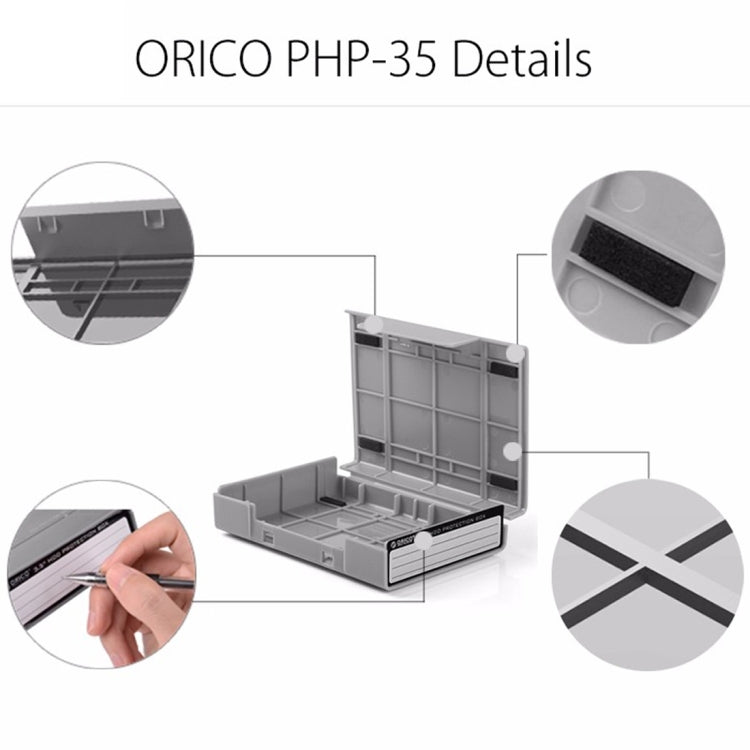 Hộp bảo vệ ổ cứng ORICO PHP-35 3.5 inch SATA