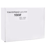 Bộ mở rộng VGA & âm thanh 1920x1440 HD 100m cáp mạng Cat5e / 6-568B, Bộ phát nhận tín hiệu, Khoảng cách truyền: 100m
