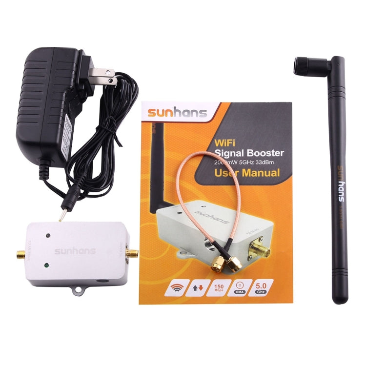 Bộ khuếch đại tín hiệu WiFi sunhans SH58Gi2000 2000mW (33dBm) 5.8GHz
