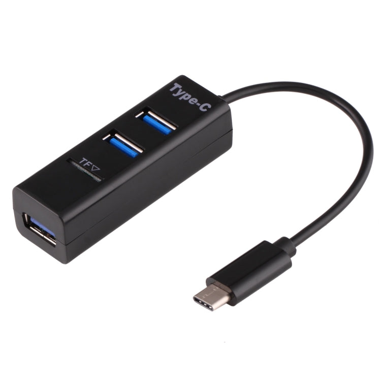 Bộ chia USB 3.1 USB-C / Type-C sang USB 2.0 COMBO 3 cổng + Đầu đọc thẻ TF, 3 cổng USB + thẻ TF