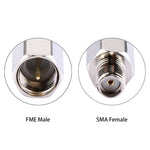 Bộ chuyển đổi đầu nối FME đực sang SMA cái, F đực sang SMA cái