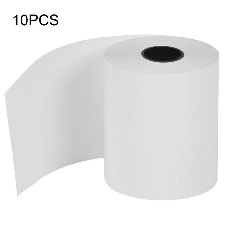 10 tờ giấy nhiệt 58mm 57mmx30mm độ dày 0.03mm-0.08mm, giấy nhiệt 0.03mm