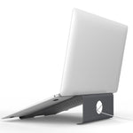 Giá đỡ làm mát bằng nhôm cho laptop, phù hợp với Mac Air, Mac Pro, iPad và các laptop 11-17 inch khác, Giá đỡ nhôm màu bạc, Giá đỡ nhôm màu xám, Giá đỡ nhôm màu vàng