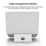Giá đỡ làm mát bằng nhôm cho laptop, phù hợp với Mac Air, Mac Pro, iPad và các laptop 11-17 inch khác, Giá đỡ nhôm màu bạc, Giá đỡ nhôm màu xám, Giá đỡ nhôm màu vàng