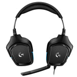 Tai nghe chơi game Logitech G431 với âm thanh vòm Dolby 7.1, âm thanh nổi, gập được, giảm tiếng ồn, dành cho thi đấu, G431