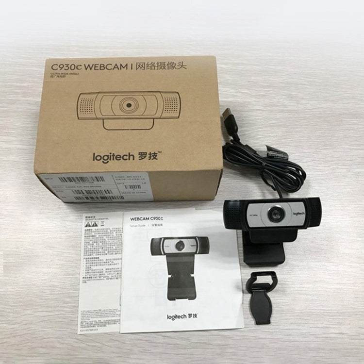 Webcam kinh doanh Logitech C930C 1080P 30FPS HD có nắp bảo vệ, C930C