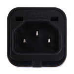 Bộ chuyển đổi phích cắm đa năng WD-320 sang ổ cắm C13-C14, ổ cắm điện di động cho du lịch, ổ cắm C13-C14