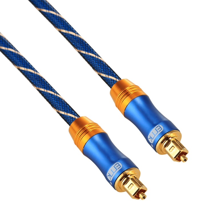 Cáp âm thanh quang học Toslink đực sang đực EMK LSYJ-A đầu kim loại mạ vàng, dài 2m, đường kính ngoài 6.0mm