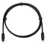 Cáp âm thanh quang học Toslink đực sang đực EMK dài 1m, đường kính ngoài 4.0mm