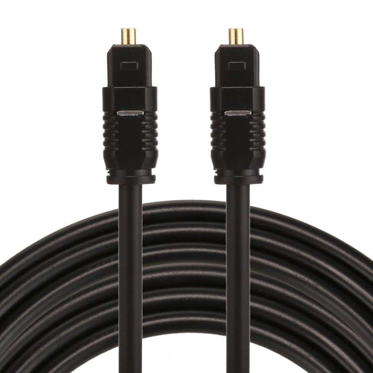 Cáp âm thanh quang học kỹ thuật số Toslink đực sang đực EMK 5m OD4.0mm, chiều dài: 5m