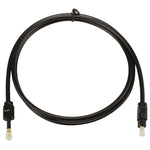 Cáp âm thanh quang học kỹ thuật số Toslink đực sang Mini Toslink 3.5mm đực 1m OD4.0mm, chiều dài: 1m