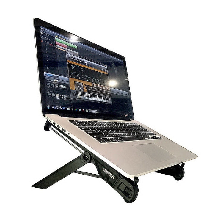 Giá đỡ mở rộng chiều cao laptop NEXSTAND có thể gập, giá đỡ tản nhiệt máy tính xách tay di động, kích thước: 27x3.9x3.6cm