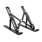 Giá đỡ nâng cao laptop hợp kim nhôm gập gọn di động tản nhiệt máy tính, kích thước: 24x16.5x5.5cm