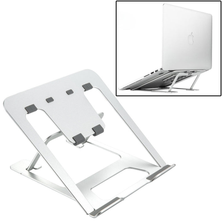 Giá đỡ mở rộng chiều cao laptop có thể gập, giá đỡ tản nhiệt máy tính xách tay di động, kích thước: 22.3x23.5x1.3cm