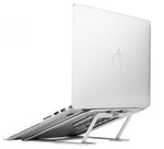 Giá đỡ mở rộng chiều cao laptop có thể gập, giá đỡ tản nhiệt máy tính xách tay di động, kích thước: 22.3x23.5x1.3cm
