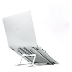 Giá đỡ mở rộng chiều cao laptop có thể gập, giá đỡ tản nhiệt máy tính xách tay di động, kích thước: 22.3x23.5x1.3cm