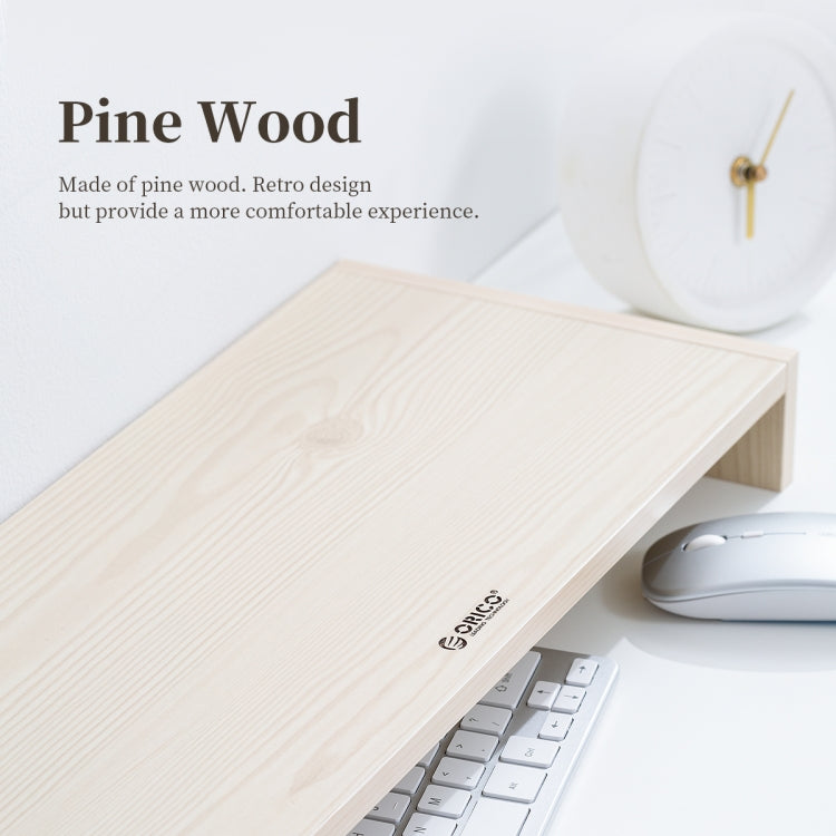 Giá đỡ màn hình máy tính vân gỗ ORICO MSR-01-WD-BP, Kích thước: 50 x 20 x 6.1cm, Kích thước: 50 x 20 x 6.1cm