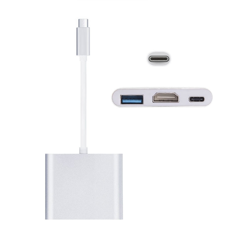 Cáp chuyển đổi USB-C / Type-C 3.1 đực sang USB-C / Type-C 3.1 cái & HDMI cái & USB 3.0 cái, Type-C+USB+HDMI (J), Type-C+USB+HDMI (G), Type-C+USB+HDMI (B), Type-C+USB+HDMI (S)